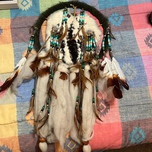 Large hide dream catcher